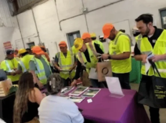 Group In Hard Hats