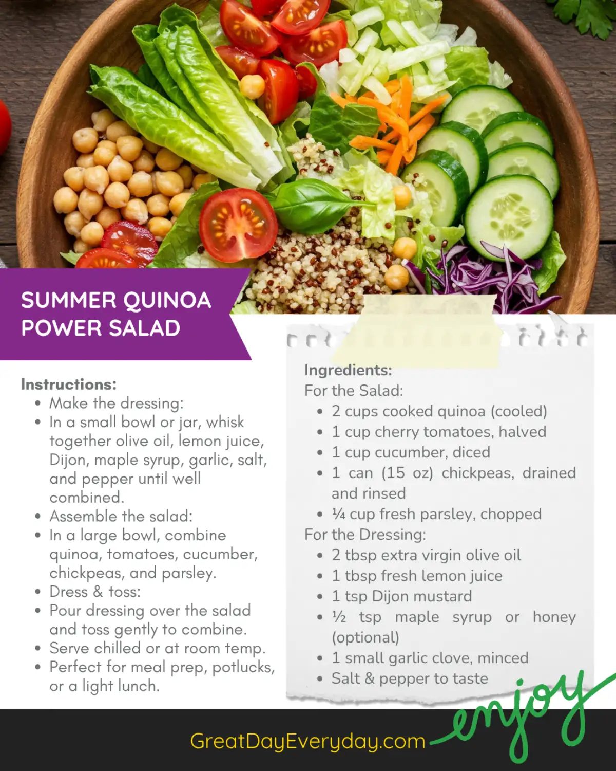 Summer Salad Graphic